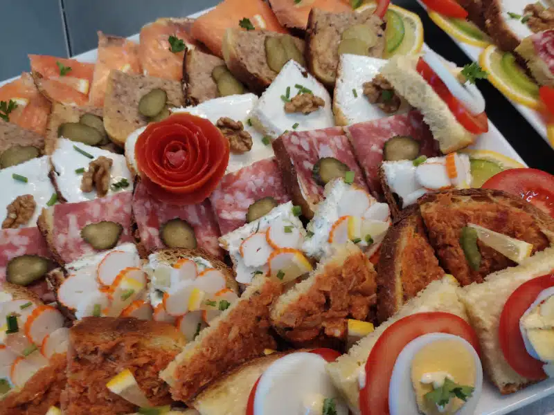 assortiment de toasts
